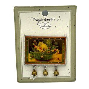 Marjolein Bastin By Hallmark Jingle Bell Pin 1999
